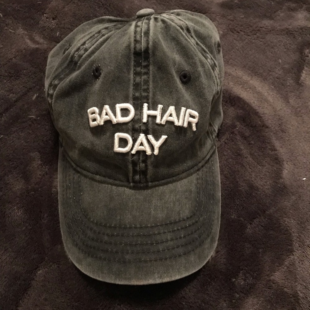 Grey baseball cap